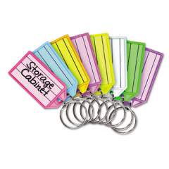 SteelMaster Replacement Tags for Multi-Color Key Rack, 2 1/4, Square, Assorted Colors, 4/PK (201400747)