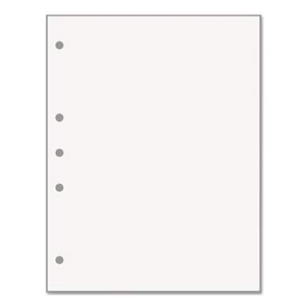 PrintWorks Professional Perforated and Punched Paper, 5-Hole Punched, 20 lb, 8.5 x 11, White, 500/Ream (04340)