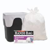 Handi-Bag Super Value Pack, 8 gal, 0.6 mil, 22" x 24", White, 130/Box (HAB6FW130)