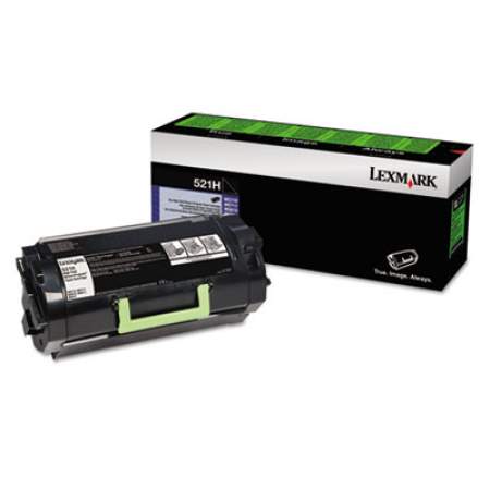 Lexmark 52D1H00 High-Yield Toner, 25,000 Page-Yield, Black