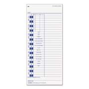 TOPS Time Clock Cards, Replacement for 35100-10, One Side, 4 x 9, 100/Pack (12443)