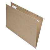 Earthwise by Pendaflex 100% Recycled Colored Hanging File Folders, Legal Size, 1/5-Cut Tab, Natural, 25/Box (76542)