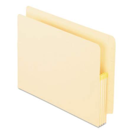 Pendaflex Manila Drop Front Shelf File Pockets, 3.5" Expansion, Letter Size, Manila, 25/Box (12812)