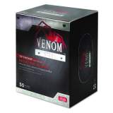Medline Venom Steel Industrial Nitrile Gloves, Large, Black, Powder-Free, 50/Box (VEN6045N)