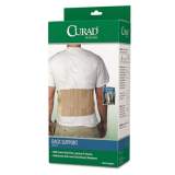 Curad Back Support, One Size Fits All, 33" to 48" Waist, Beige (ORT22000D)