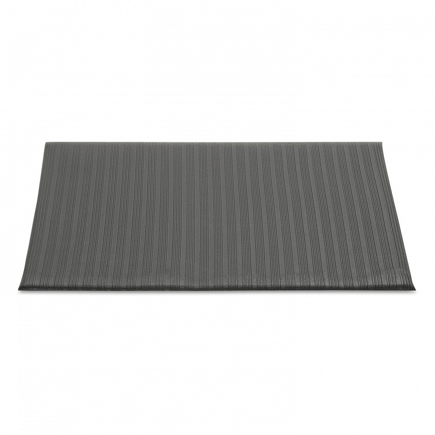 7220016163623, SKILCRAFT Anti-Fatigue Mat, Rectangular, Black Non-Slip Surface, 24" x 36" (6163623)