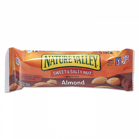Granola Bars, Sweet and Salty Nut Almond Cereal, 1.2 oz Bar, 16/Box (SN42068)