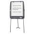 Iceberg Ingenuity Portable Flipchart Easel with Dry Erase Surface, Resin Surface Frame, 35 x 30 x 73, Charcoal (30227)