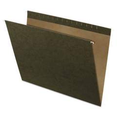 Pendaflex Reinforced Hanging File Folders, Large Format Size, Standard Green, 25/Box (4158)