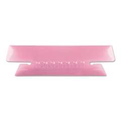 Pendaflex Transparent Colored Tabs For Hanging File Folders, 1/3-Cut Tabs, Pink, 3.5" Wide, 25/Pack (4312PIN)