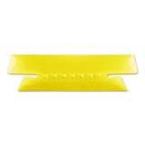 Pendaflex Transparent Colored Tabs For Hanging File Folders, 1/3-Cut Tabs, Yellow, 3.5" Wide, 25/Pack (4312YEL)