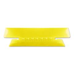 Pendaflex Transparent Colored Tabs For Hanging File Folders, 1/3-Cut Tabs, Yellow, 3.5" Wide, 25/Pack (4312YEL)