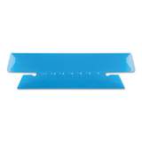 Pendaflex Transparent Colored Tabs For Hanging File Folders, 1/3-Cut Tabs, Blue, 3.5" Wide, 25/Pack (4312BLU)