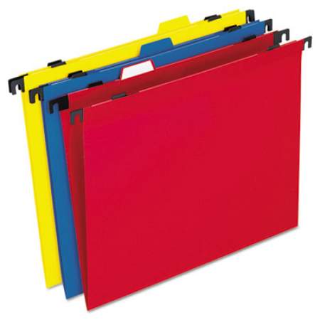 Pendaflex 2-in-1 Colored Poly Folders with Built-in Tabs, Letter Size, 1/3-Cut Tab, Assorted, 10/Pack (99917)