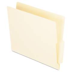 Pendaflex Manila End Tab Folders, 9.5" Front, 2-Ply Straight Tabs, Letter Size, 100/Box (H114D)