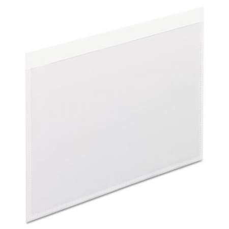 Pendaflex Self-Adhesive Pockets, 4 x 6, Clear Front/White Backing, 100/Box (99376)