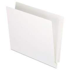 Pendaflex Colored End Tab Folders with Reinforced 2-Ply Straight Cut Tabs, Letter Size, White, 100/Box (H110DW)