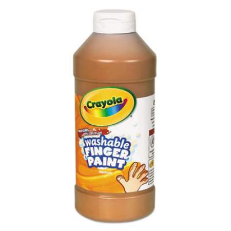 Crayola Washable Fingerpaint, Brown, 16 oz Bottle (551316007)