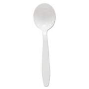 Dart Heavyweight Polystyrene Soup Spoons, Guildware Design, White, 1000/Carton (GBX8SW)