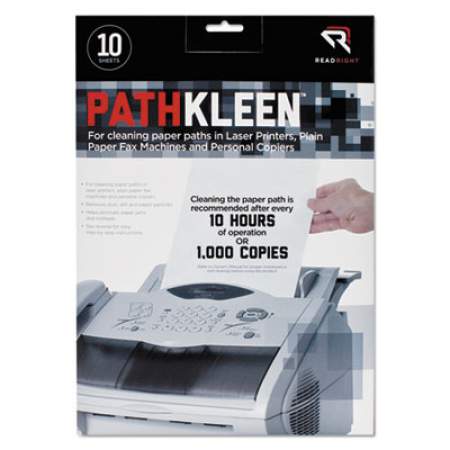 Read Right PathKleen Sheets, 8 1/2 x 11, 10/Pack (RR1237)