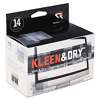 Two Step ScreenKleen Wet and Dry Cleaning Wipes, 5 x 5, Unscented, 14/Box (RR1205)