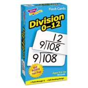 TREND Skill Drill Flash Cards, Division, 3 x 6, Black and White, 91/Pack (T53106)