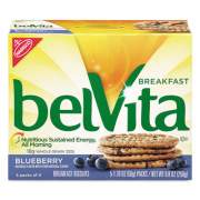 Nabisco belVita Breakfast Biscuits, 1.76 oz Pack, Blueberry, 64/Carton (02908)