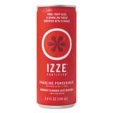 IZZE Fortified Sparkling Juice, Pomegranate, 8.4 oz Can, 24/Carton (15085)