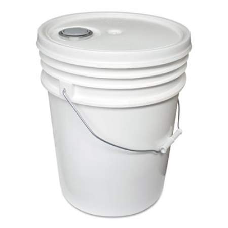 Impact Utility Bucket w/Lid, Polyethylene, 5gal, White (5515)