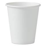 Dart Single-Sided Poly Paper Hot Cups, 6 oz, White, 50/Pack, 20 Packs/Carton (376W)