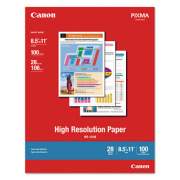 Canon High Resolution Paper, 8.5 x 11, Matte White, 100/Pack (1033A011)
