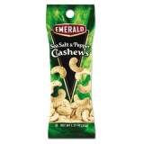 Emerald Sea Salt and Pepper Cashews, 1.25 oz Tube Package, 12/Box (93817)
