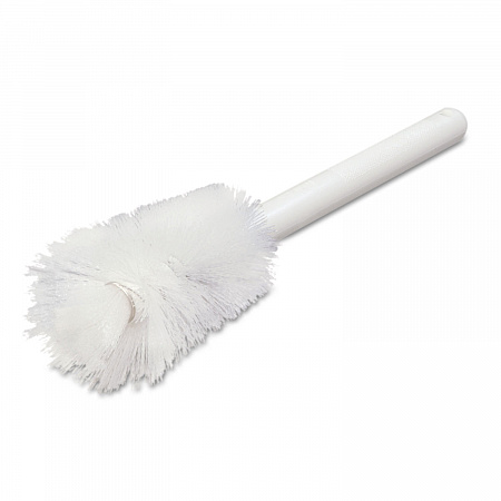 Sparta Handle Bottle Brush for Pint Bottles, White Polyester Bristles, 4.5