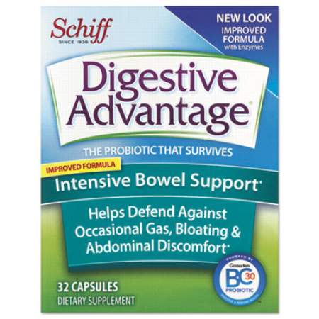 Digestive Advantage Probiotic Intensive Bowel Support Capsule, 32 Count, 36/Carton (00116)