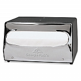 Mini MorNap Mini-Fold Tabletop Napkin Dispenser, 7.9 x 11.5 x 4.9, Black/Chrome (51202CT)