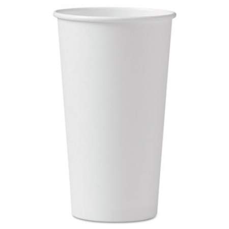 Dart Polycoated Hot Paper Cups, 20 oz, White, 600/Carton (420W)