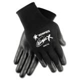 MCR Safety Ninja x Bi-Polymer Coated Gloves, X-Large, Black, Pair (N9674XL)