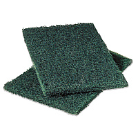 Heavy-Duty Scouring Pad 86, 6 x 9, Green, Dozen (86)