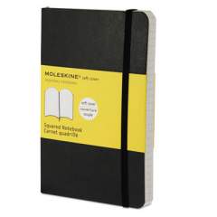 Moleskine Classic Softcover Notebook, 1 Subject, Quadrille Rule, Black Cover, 5.5 x 3.5, 192 Sheets (MS712)