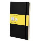 Moleskine Classic Softcover Notebook, 1 Subject, Quadrille Rule, Black Cover, 8.25 x 5, 192 Sheets (MSL15)