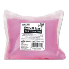 Dial Professional Sweetheart Pink Soap for Dial 800 mL Dispenser, Fruity Floral, 800 mL, 12/Carton (99506)