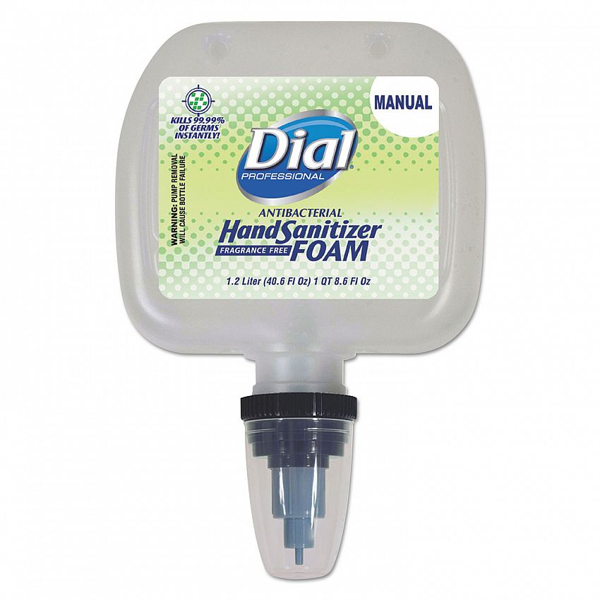 Antibacterial Foam Hand Sanitizer, 1.2 L Refill Cartridge, Fragrance-Free, 3/Carton (05085)