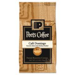 Peet's Coffee & Tea Coffee Portion Packs, Caf Domingo Blend, 2.5 oz Frack Pack, 18/Box (504918)