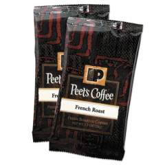 Peet's Coffee & Tea Coffee Portion Packs, French Roast, 2.5 oz Frack Pack, 18/Box (504914)