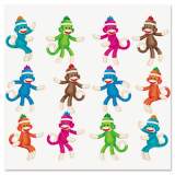 TREND Sock Monkeys Classic Accents Variety Pack, 3", 36 Pieces (T10897)