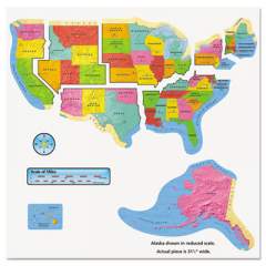 TREND Bulletin Board Box Sets, United States Map, 46" x 24", 11 Pieces (T8160)