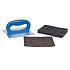 Griddle Pad Holder Kit, 4 x 5.25, Blue/Steel, 10/Carton (08297)