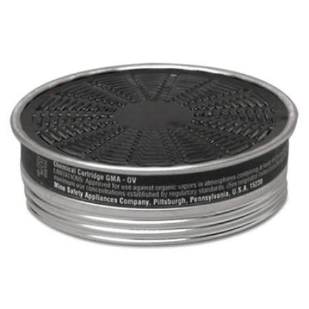 MSA Gma Organic-Vapor Threaded-Respirator Cartridge, 10/box (464031)