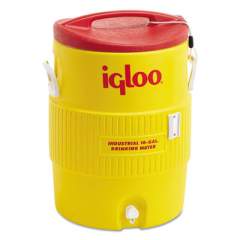 Igloo 400 Series Water Cooler, 10 gal, 16 dia  x 23.5 h, /Red (4101)