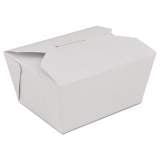 SCT CHAMPPAK RETRO CARRYOUT BOXES #1, WHITE, PAPERBOARD, 4.38 X 3.5 X 2.5, 300/CARTON (0771)